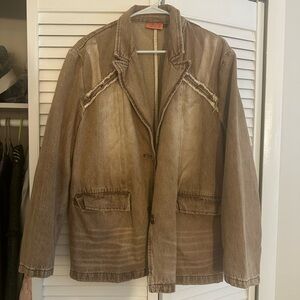Women's Tan Casual Jacket